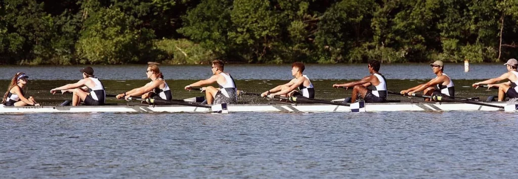 rowing in the hoover reservoir in Westerville