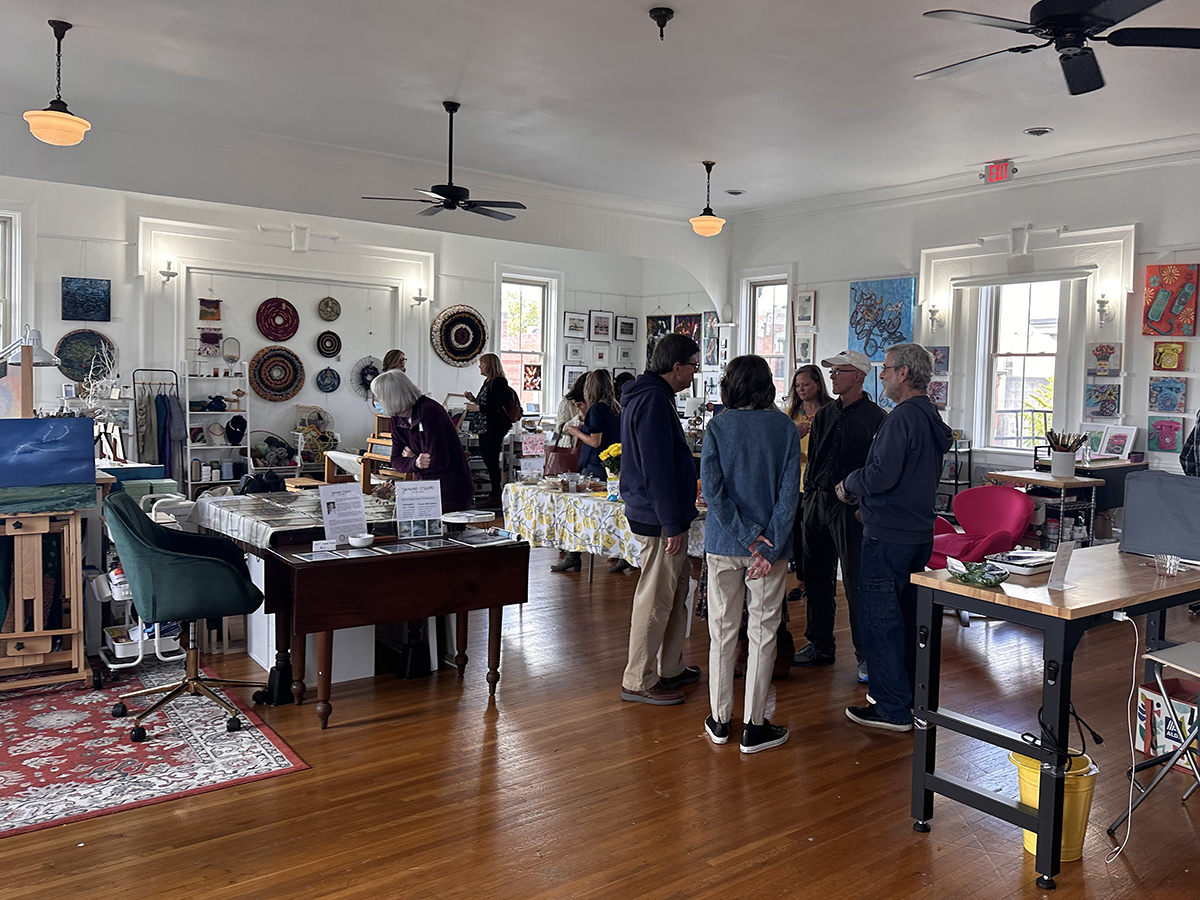Patrons at Daylight Artists Collective in Uptown Westerville