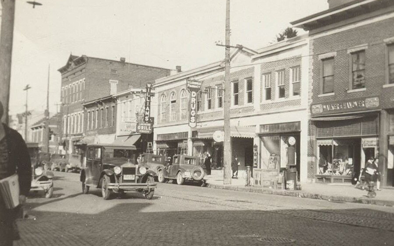 A historical picture of Uptown Westerville