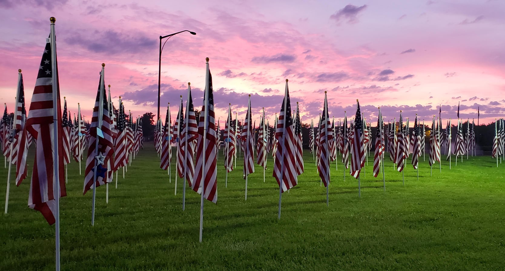 Field of Heroes memorial in Westerville