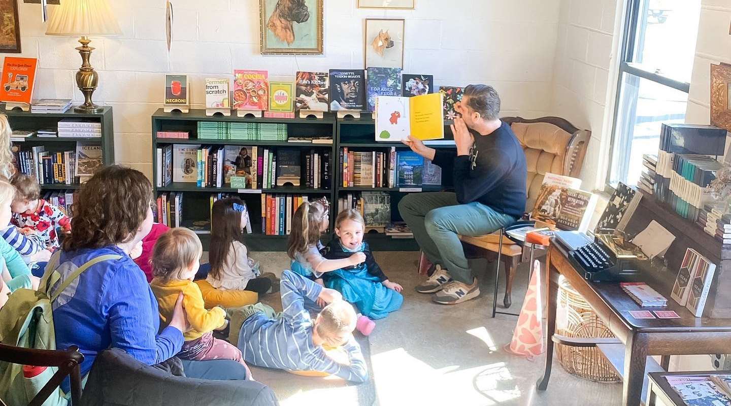 Children's story time at Birdie Books in Westerville