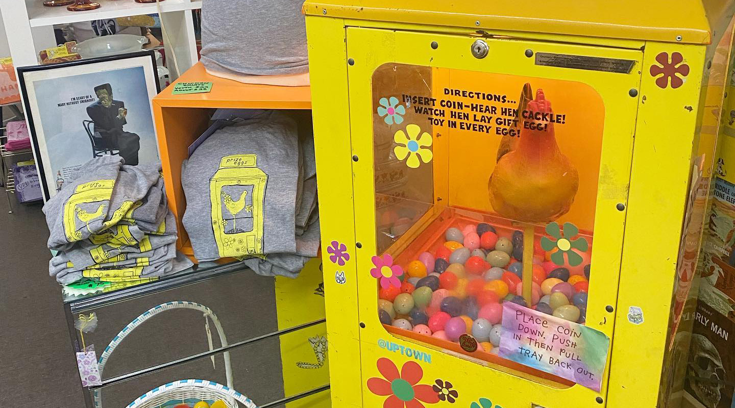 Hen egg machine for kids at A Gal Named Cinda Lou