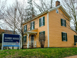 Hanby House on the Ohio Historical Underground Railroad Trail in Westerville