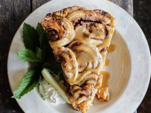 Cinnamon Roll Apple Pie at Asterisk Supper Club, Westerville, OH