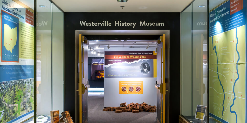 Westerville History Museum in the Westerville Public Library